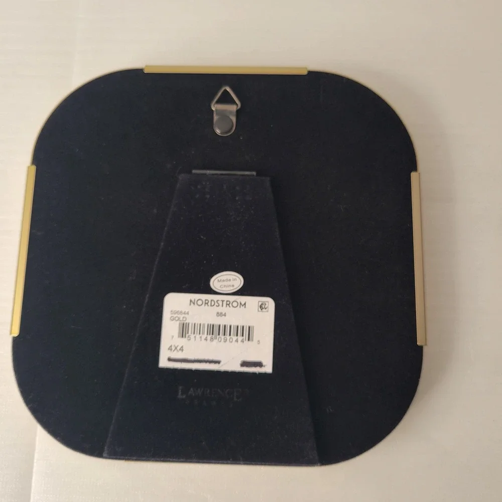 Lawrence Home Picture Frame 4x4 Gold Square Rounded Metal Nordstrom 8844